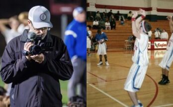 Left: J. Mike Blake's 2024 shooting form. Right: J. Mike Blake's 2004 shooting form.