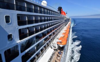 The Cunard cruise liner RMS Queen Mary 2 was among several ships to experience an outbreak of vomiting and diarrhea caused by norovirus in December.