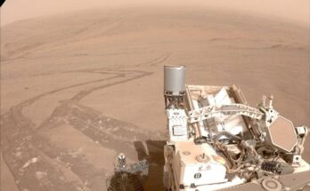 Perseverance rover on Mars.